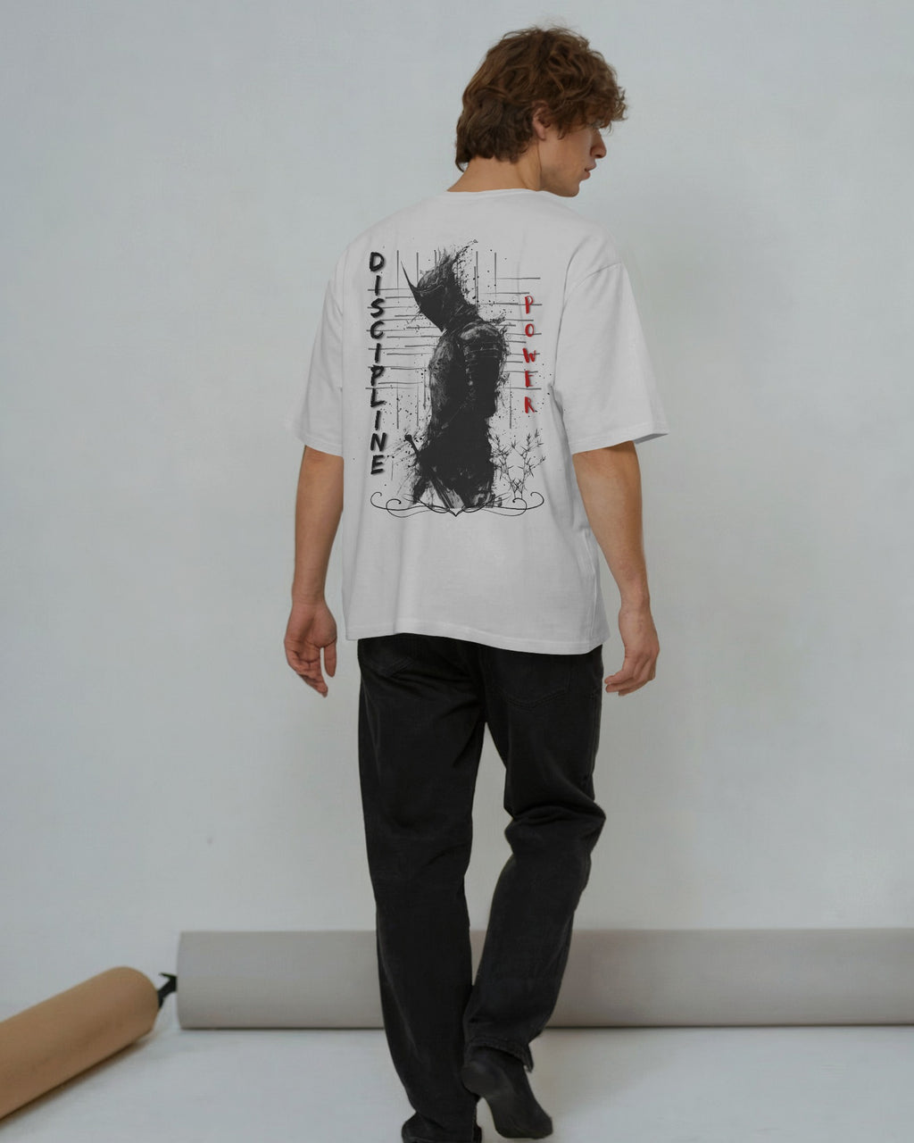 Rudra Series – “Discipline × Power” Oversized T-Shirt by Rudrax Fits
