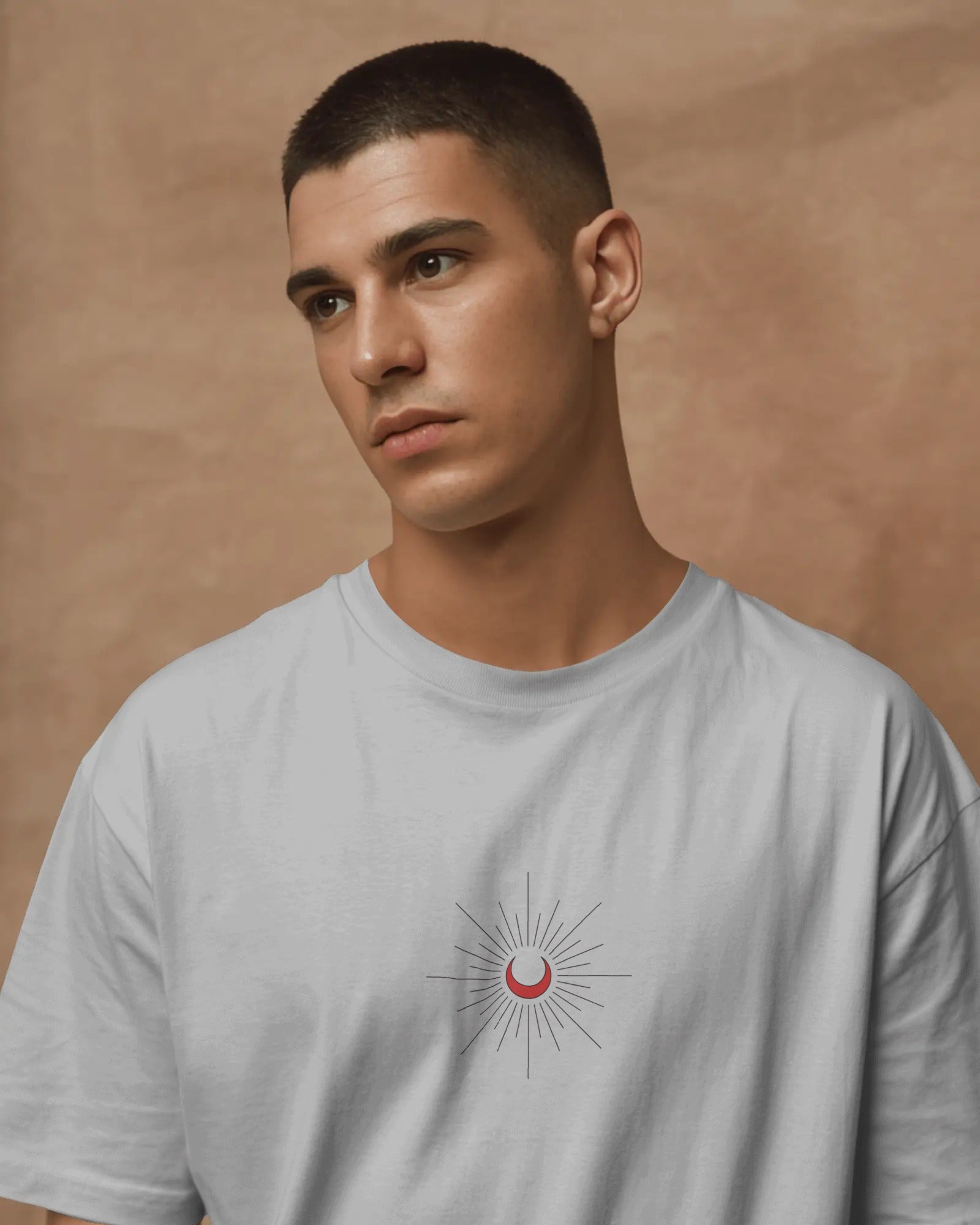 Rudra Series “Monk Skull” Oversized T-Shirt – By Rudrax Fits