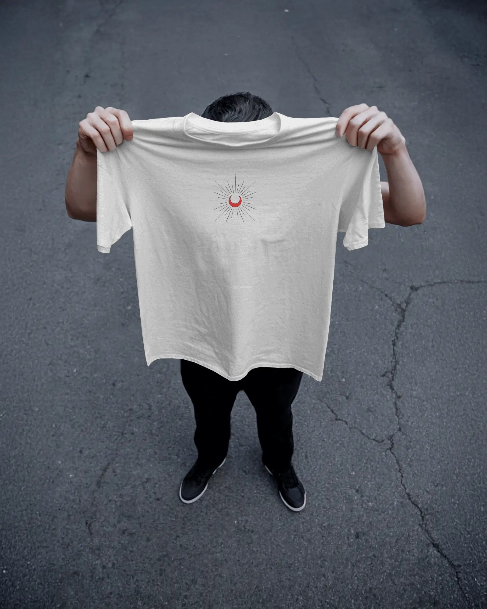 Rudra Series “Monk Skull” Oversized T-Shirt – By Rudrax Fits