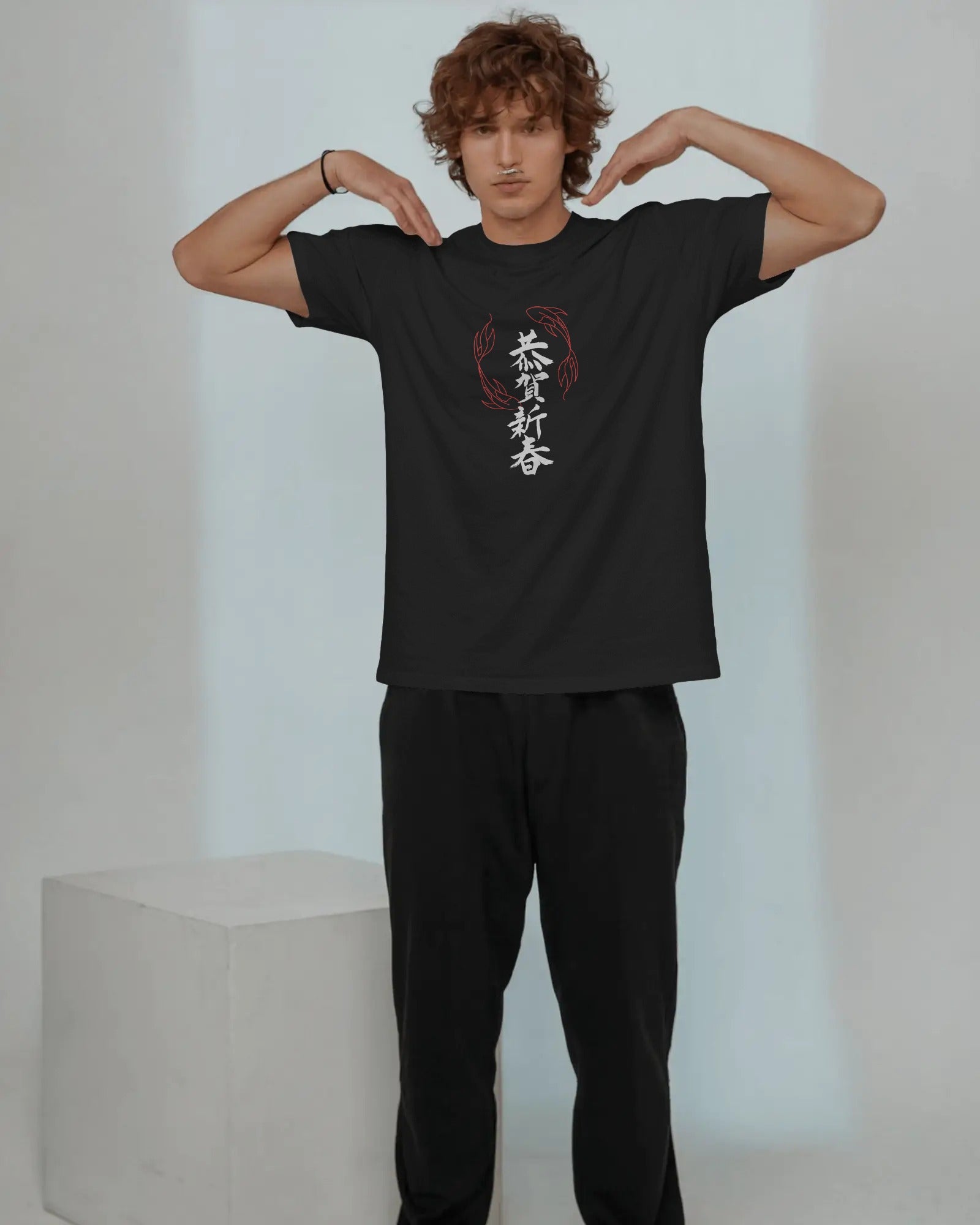 Rudra Series – “Samurai Spirit” Oversized T-Shirt by Rudrax Fits