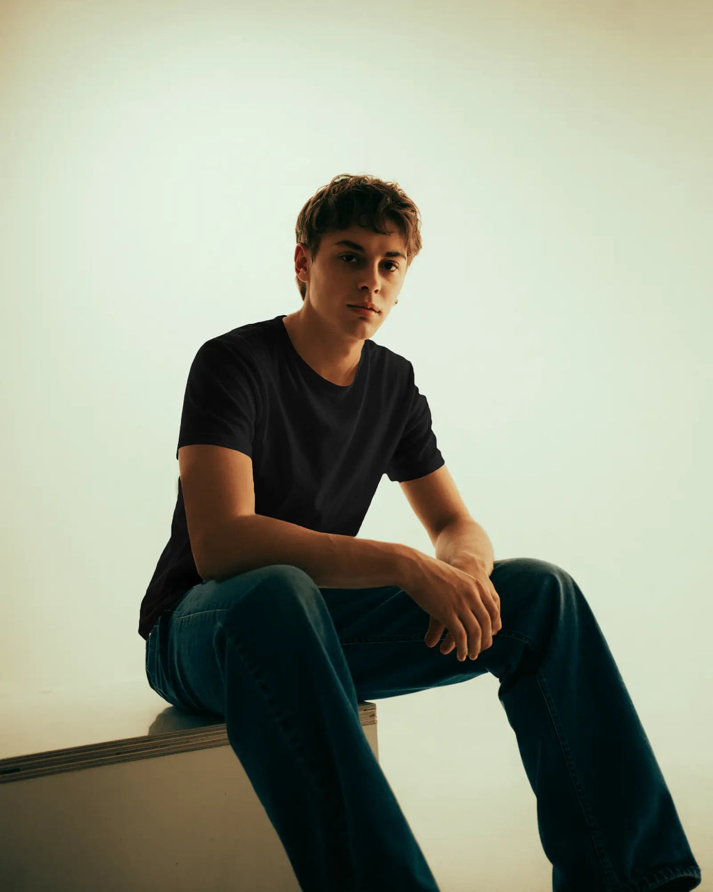 Essential Black Classic Crewneck Tee