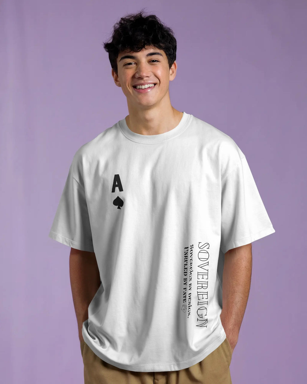 Rudra Series – Ace of Spades Oversized T-Shirt