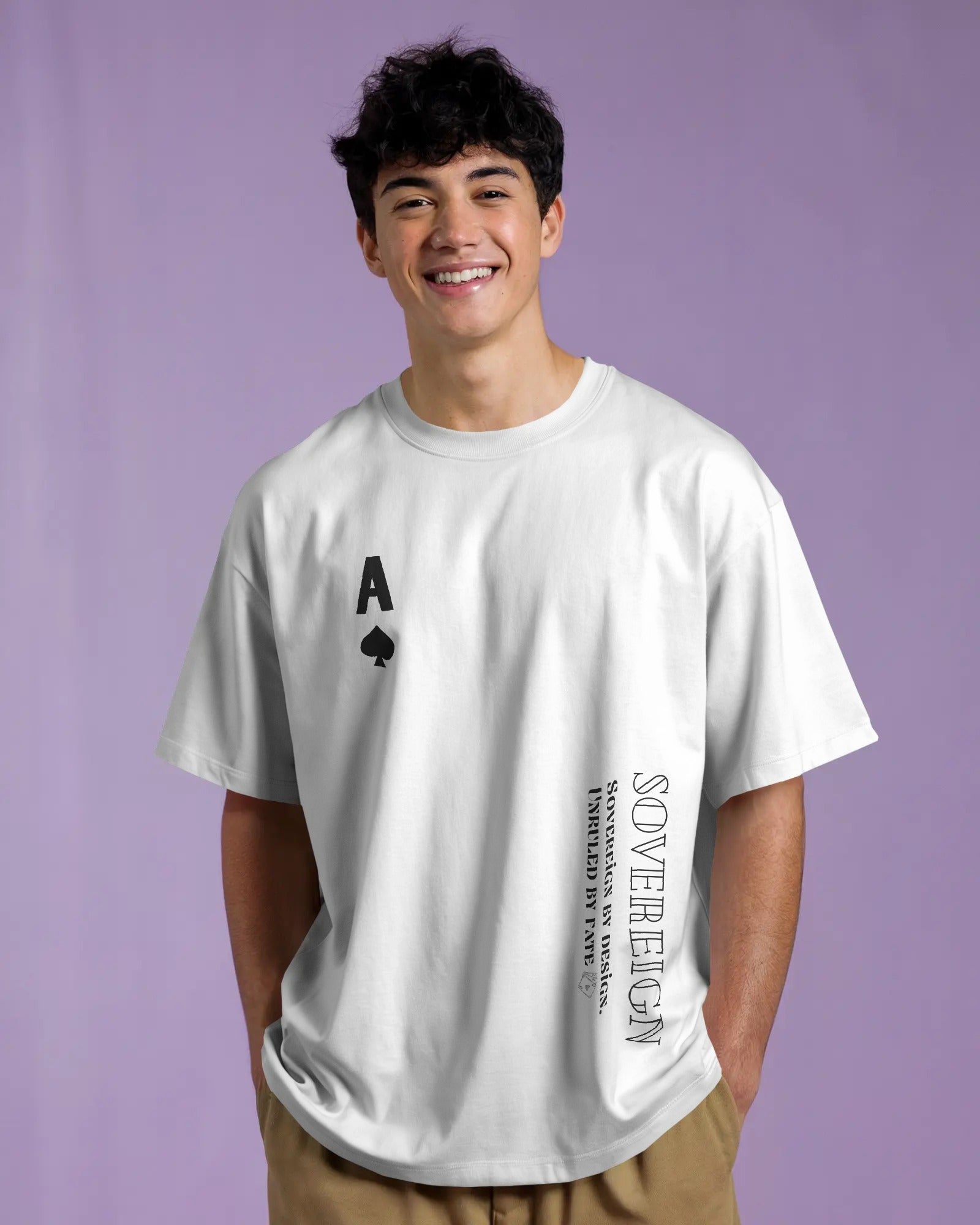 Rudra Series – Ace of Spades Oversized T-Shirt