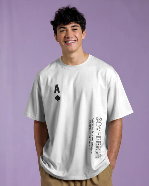 Rudra Series – Ace of Spades Oversized T-Shirt