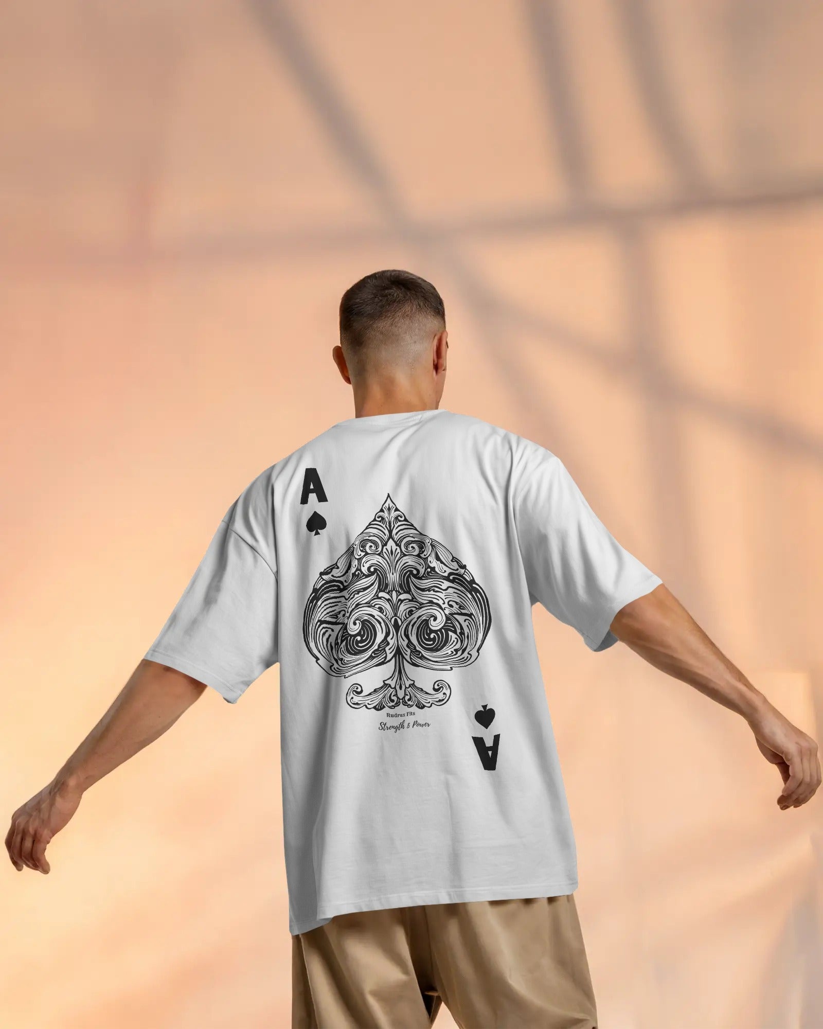 Rudra Series – Ace of Spades Oversized T-Shirt