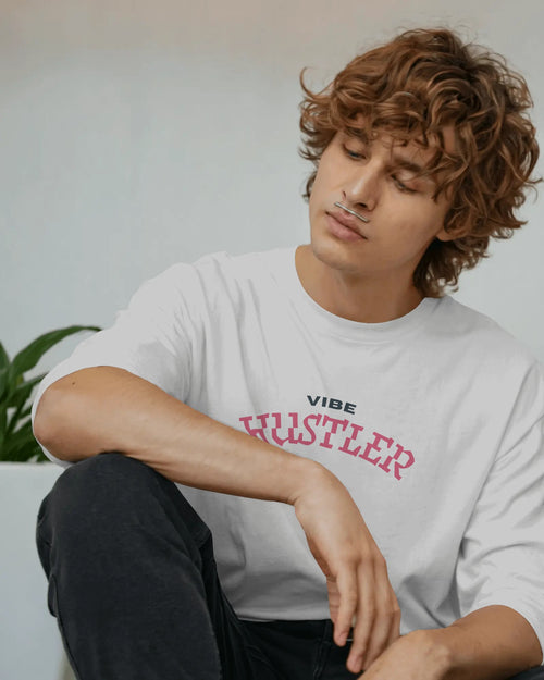 “Silence Speaks Loud” Oversized Streetwear T-Shirt- White