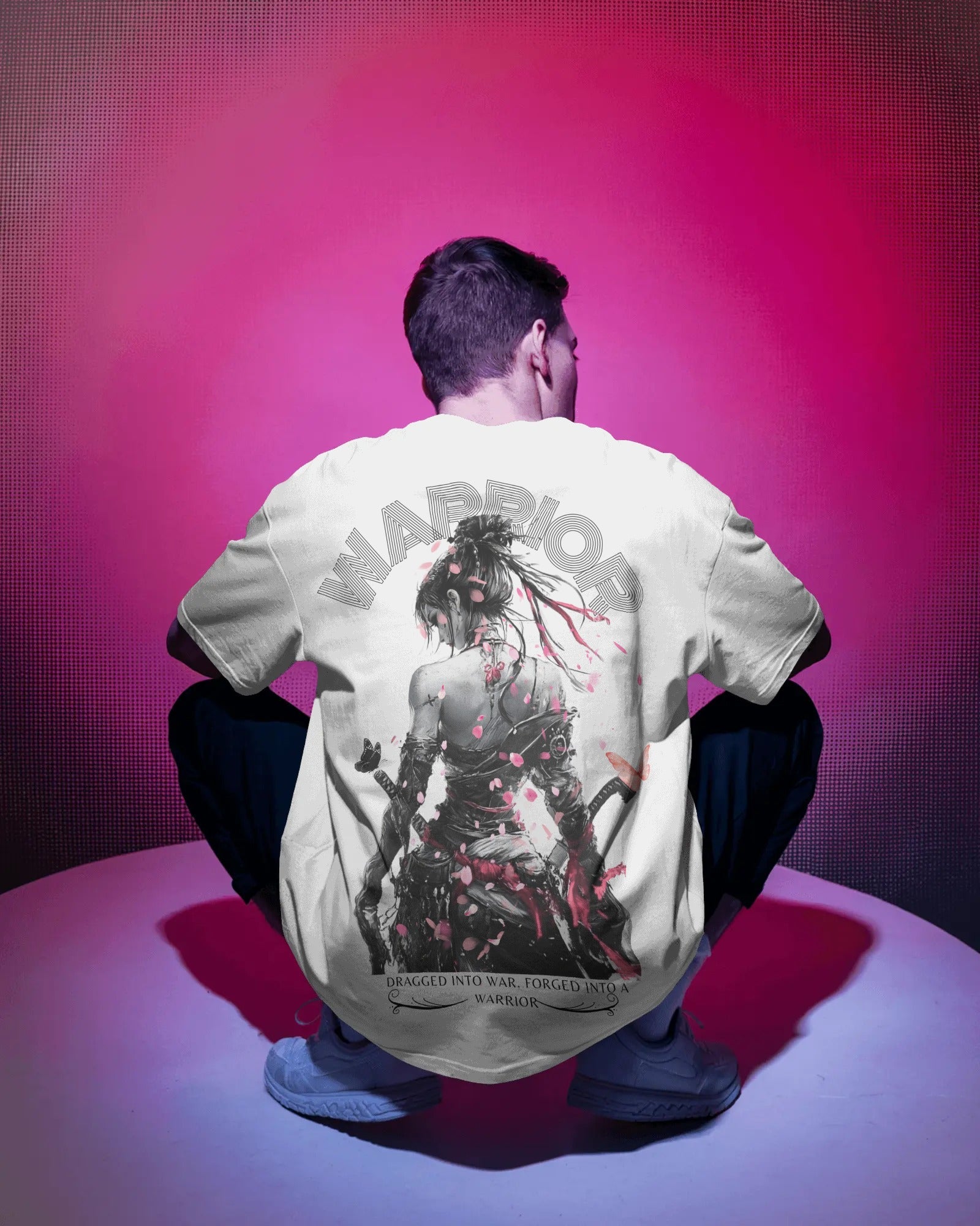 Rudra Series Oversized T-Shirt – Warrior Edition